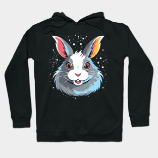 Arctic Hare Smiling Hoodie